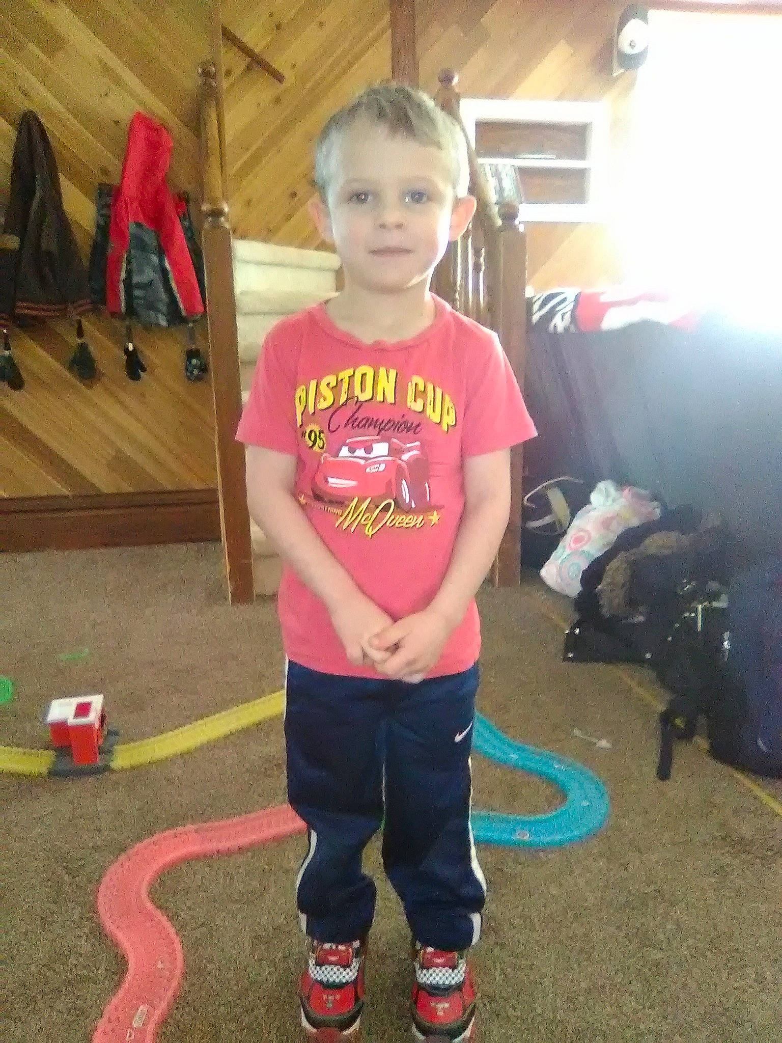 Jakobe joined the competition — help win amazing prizes! child, cool, footwear, fun, person, play, shoe, standing, t_shirt, toddler