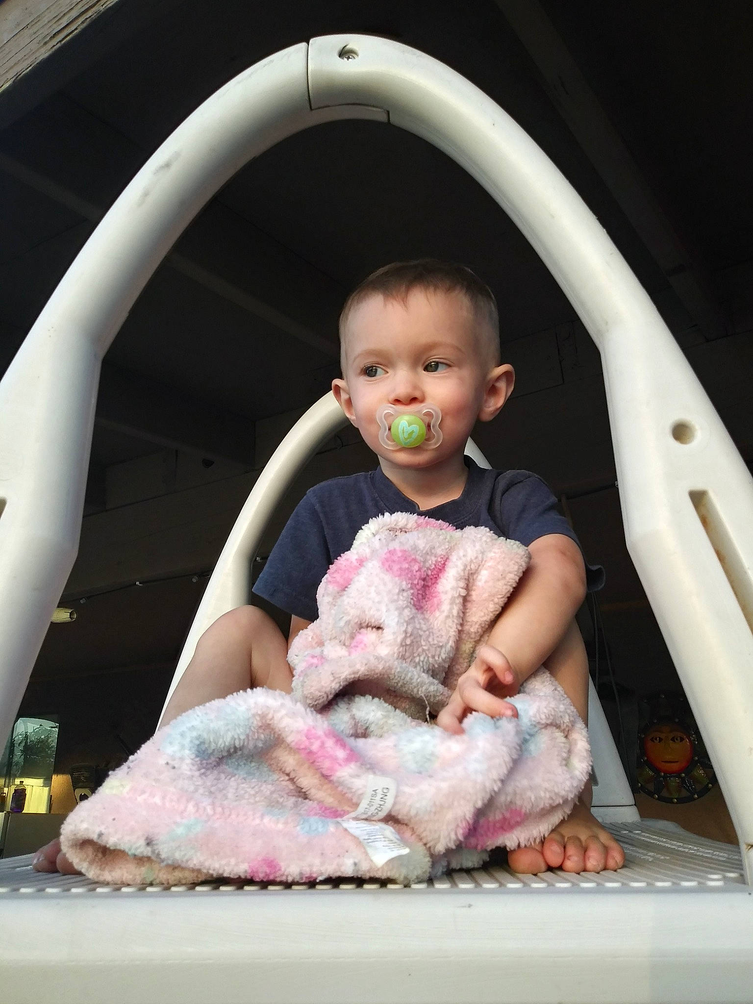 Aiden is registered to the contest to win money with this photo: baby, baby_products, birth, child, daughter, person, pink, product, sitting, skin, toddler