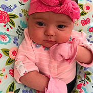 Adalie joined the competition — help win amazing prizes! cheek, child, girl, infant, petal, pink, product, skin, textile, toddler, toy