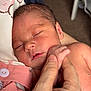 newborn, baby, sleeping, hand, finger, skin, person, closeup, infant, tender, love, rest, peaceful, soft, cute, human, child, portrait, holding, comfort