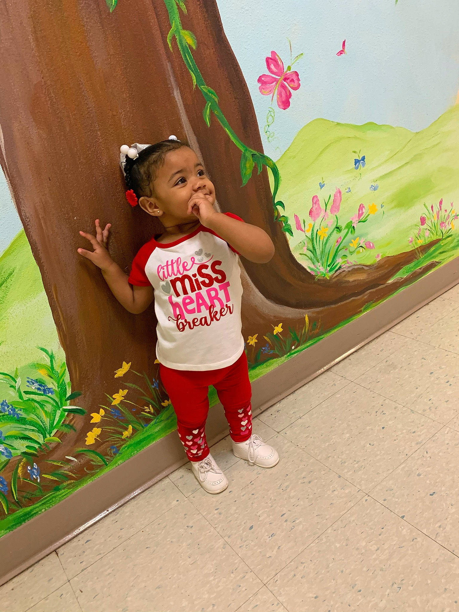 Amor joined the competition — help win amazing prizes! child, flower, fun, grass, happy, hat, landscape, leaf, leisure, magenta, people_in_nature, person, pink, plant, room, sandal, thigh, toddler, travel, visual_arts