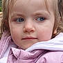 Iris participe au concours pour gagner de l'argent avec cette photo : child, toddler, face, portrait, outdoor, tree, puffy_jacket, pink_jacket, hoodie, hair, pigtails, young, clothing, person, nature, expression, cute, cold_weather, closeup, blue_eyes