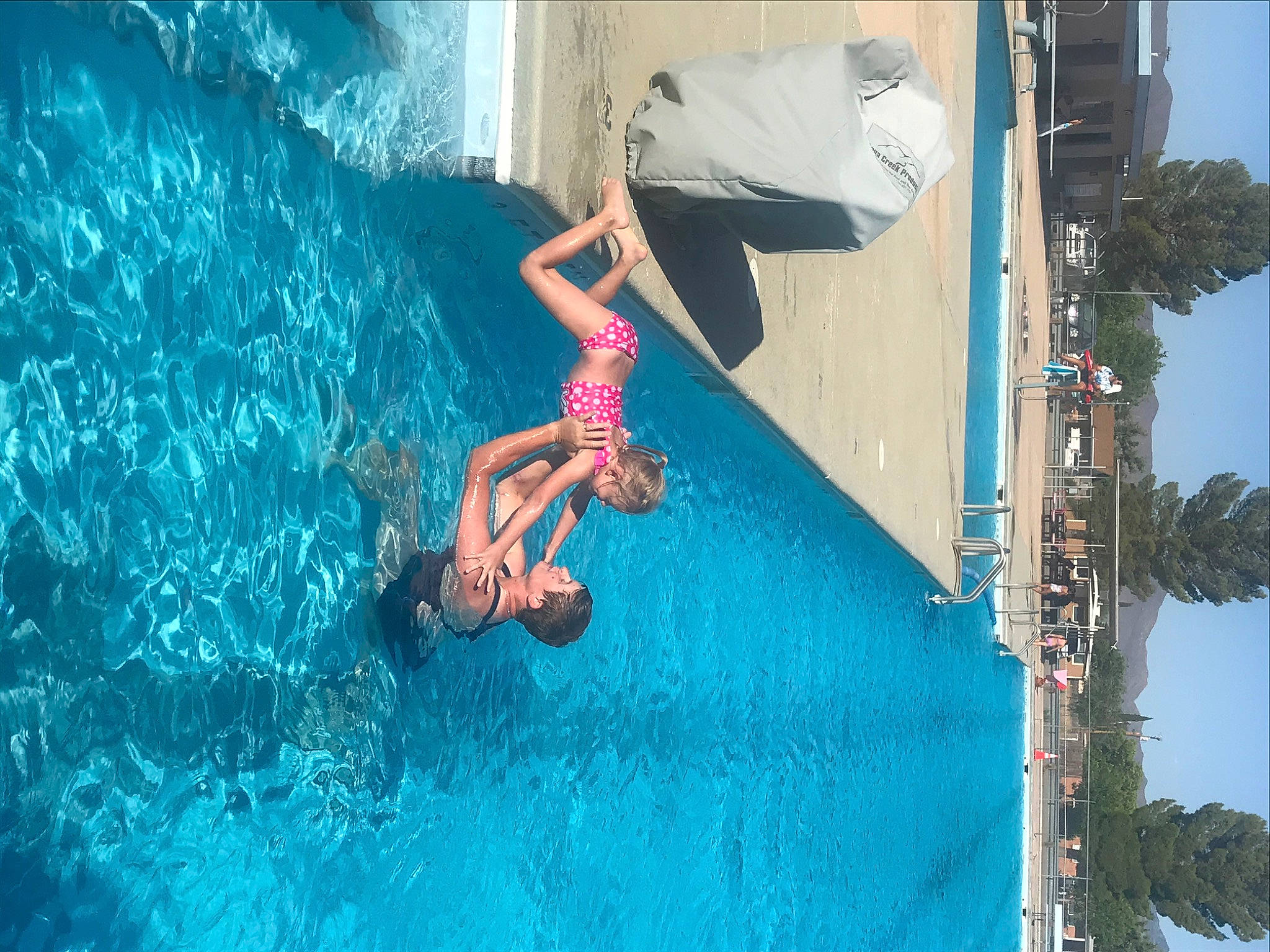 Aubrie joined the competition — help win amazing prizes! adventure, flip_acrobatic, fun, leisure, person, recreation, swimming_pool, water