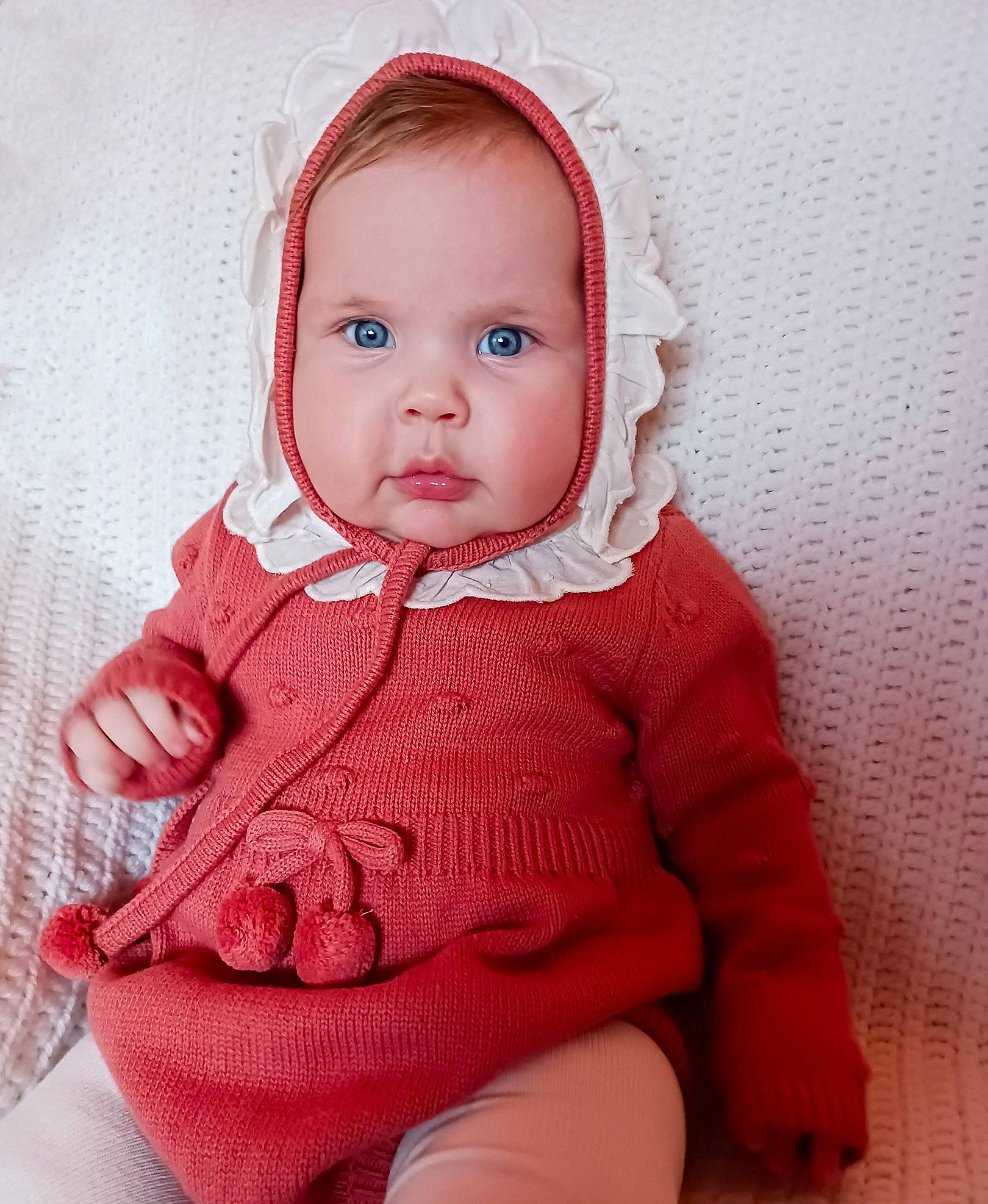 Aubrie joined the competition — help win amazing prizes! arm, baby, baby_toddler_clothing, cheek, collar, dress, happy, human_body, lip, magenta, neck, nose, outerwear, pattern, person, pink, skin, sleeve, textile, toddler