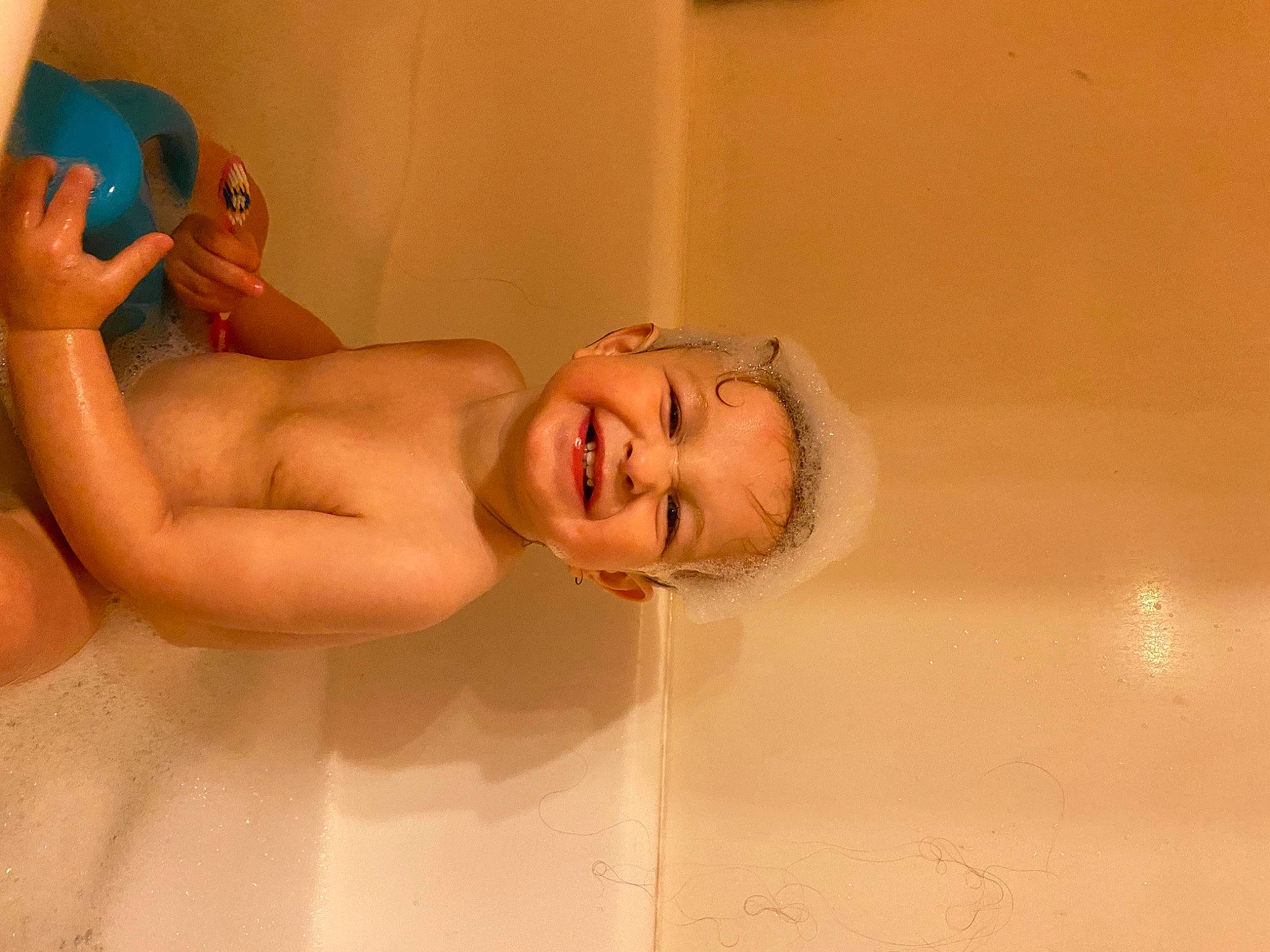 Brayden joined the competition — help win amazing prizes! bathing, bathroom, chest, chin, elbow, eyebrow, eyelash, happy, human_body, jaw, joy, mouth, neck, nose, person, plumbing_fixture, shoulder, skin, smile, stomach