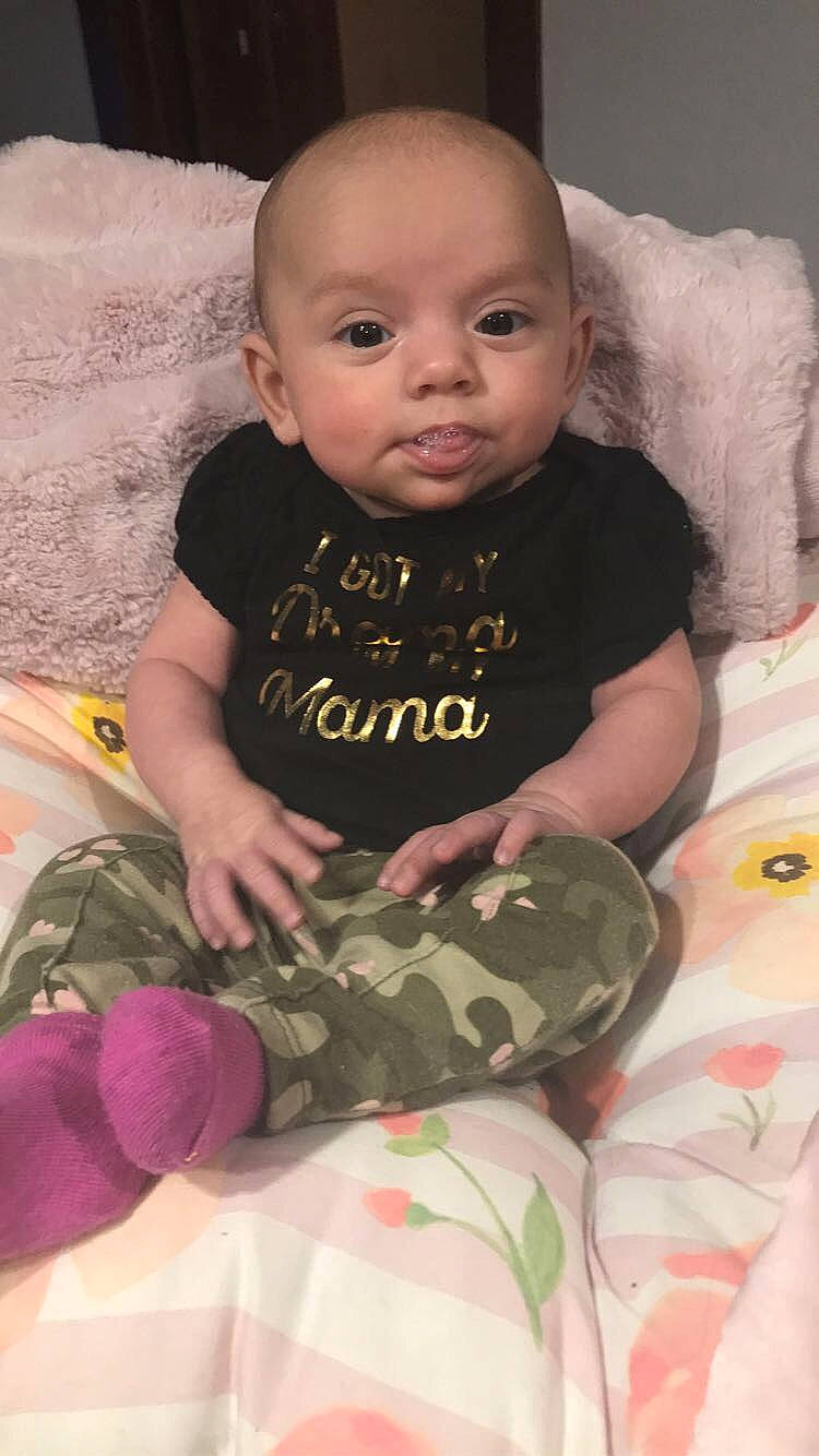 Amora joined the competition — help win amazing prizes! arm, baby, baby_toddler_clothing, cheek, comfort, eye, facial_expression, finger, hairstyle, head, iris, mouth, neck, nose, organ, person, pink, product, skin, sleeve