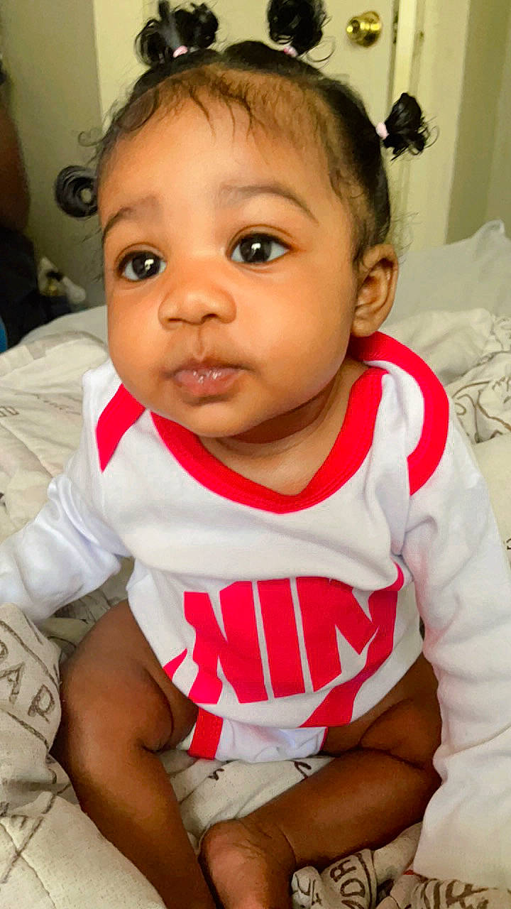 Armoni joined the competition — help win amazing prizes! baby, baby_toddler_clothing, cheek, chest, child, ear, eyelash, finger, happy, head, iris, lip, mouth, neck, nose, person, product, skin, sleeve, t_shirt