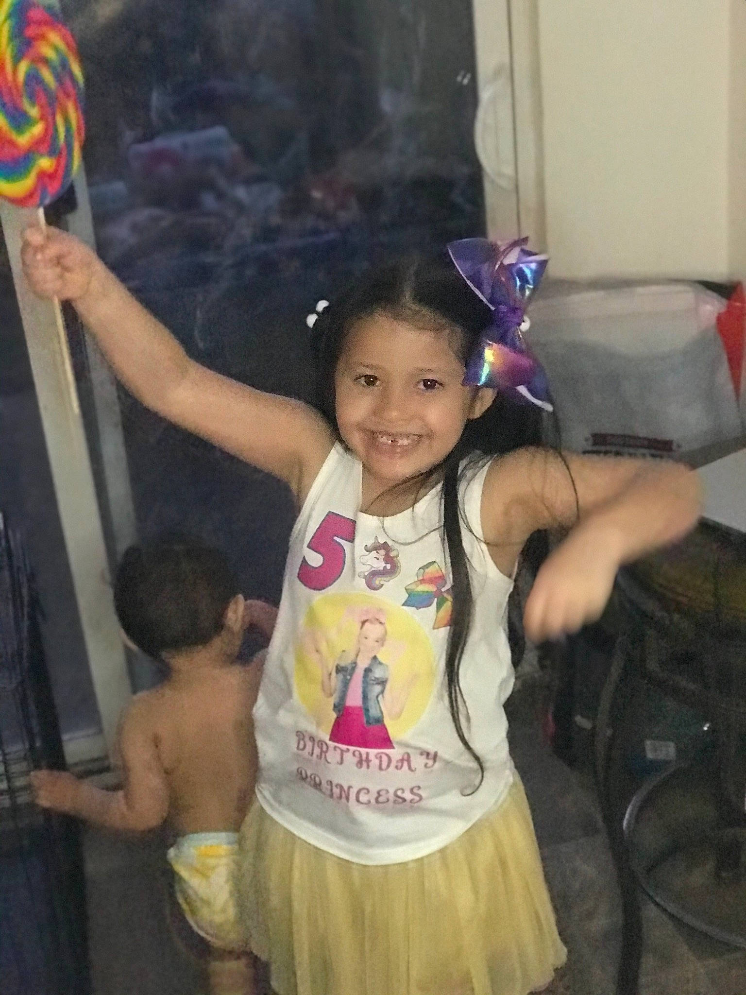 Roselia joined the competition — help win amazing prizes! balloon, blurred, child, event, eye, facial_expression, fun, hairstyle, hand, happy, joy, leisure, mammal, people, person, pink, shorts, shoulder, smile, snapshot