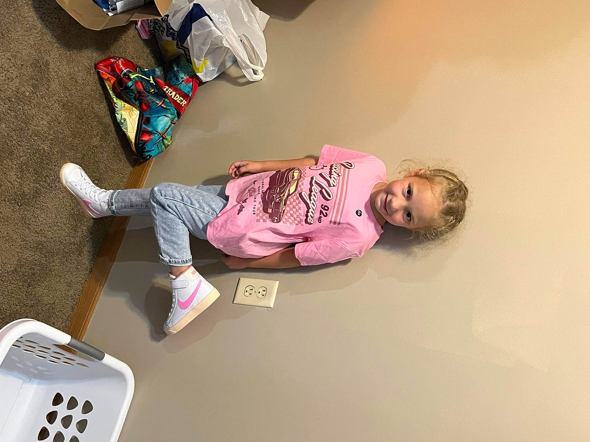 Kasyn is registered to the contest to win money with this photo: child, comfort, design, floor, flooring, fun, gadget, hardwood, joint, joy, leg, person, product, room, sitting, sneakers, sock, telephone, toddler, walking_shoe