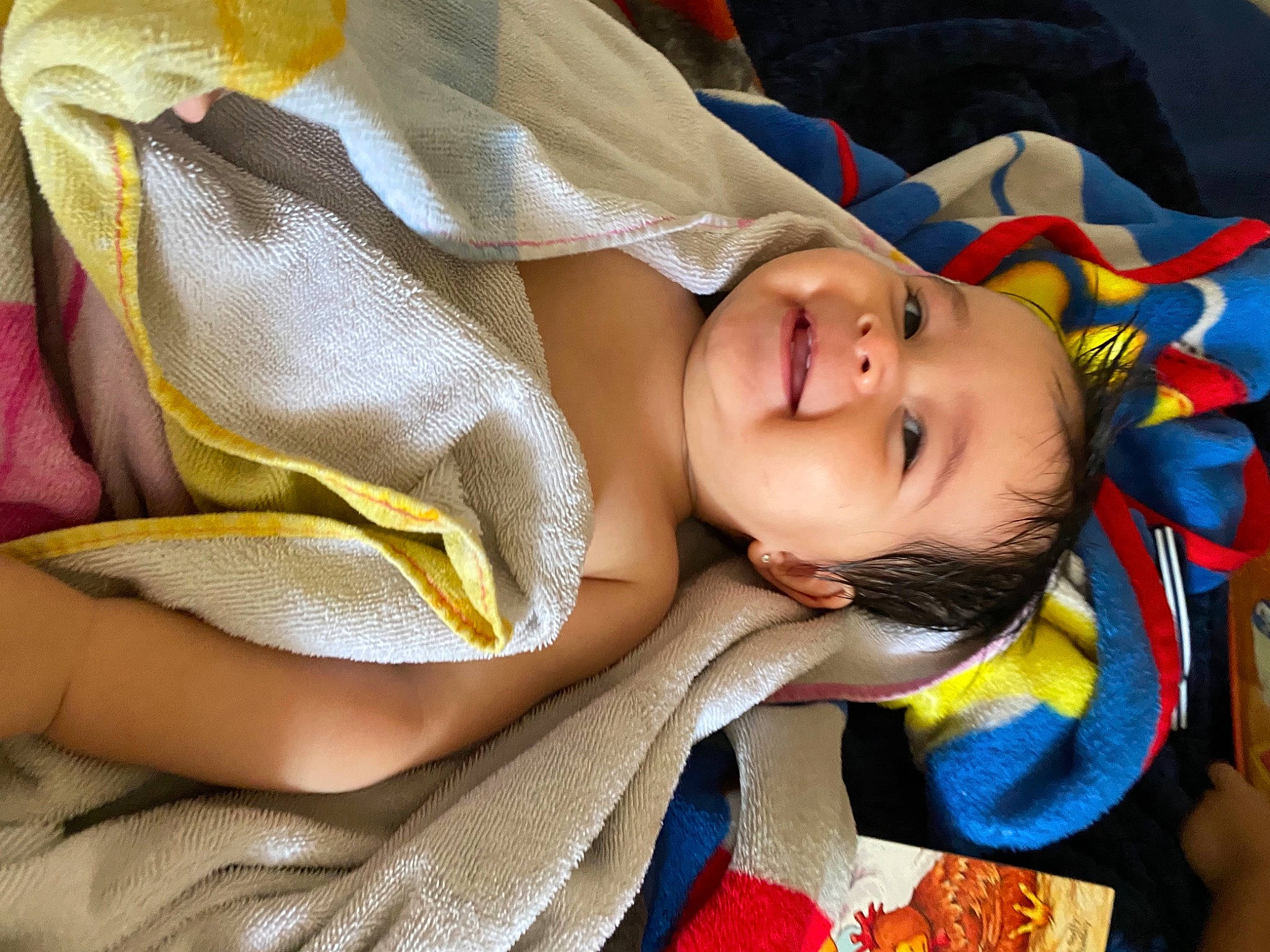 Jazlyn joined the competition — help win amazing prizes! baby, bedtime, blanket, child, nap, person, sleep, textile, toddler