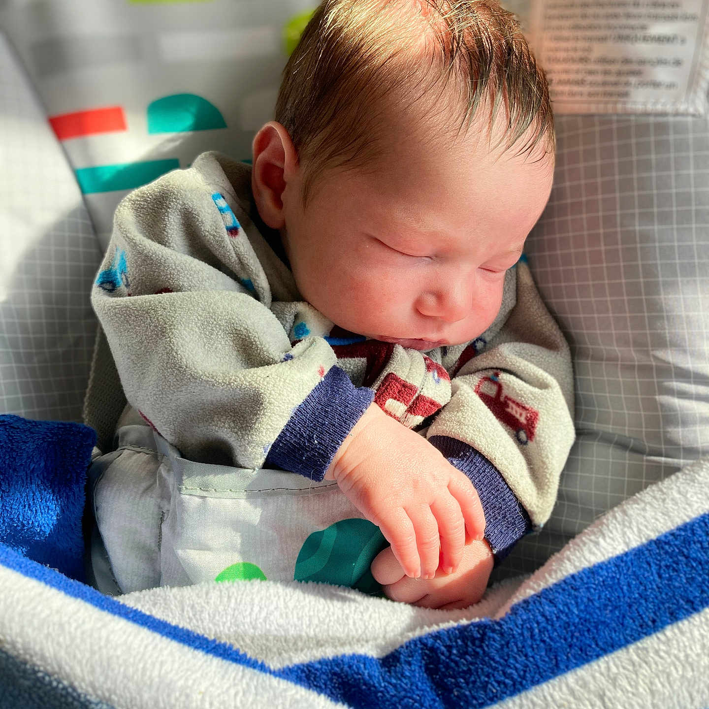 Taysom is registered to the contest to win money with this photo: architecture, baby, bed, blanket, bodypart, building, cushion, face, finger, furniture, hand, head, homedecor, hospital, newborn, person, photography, portrait, quilt, sleeping