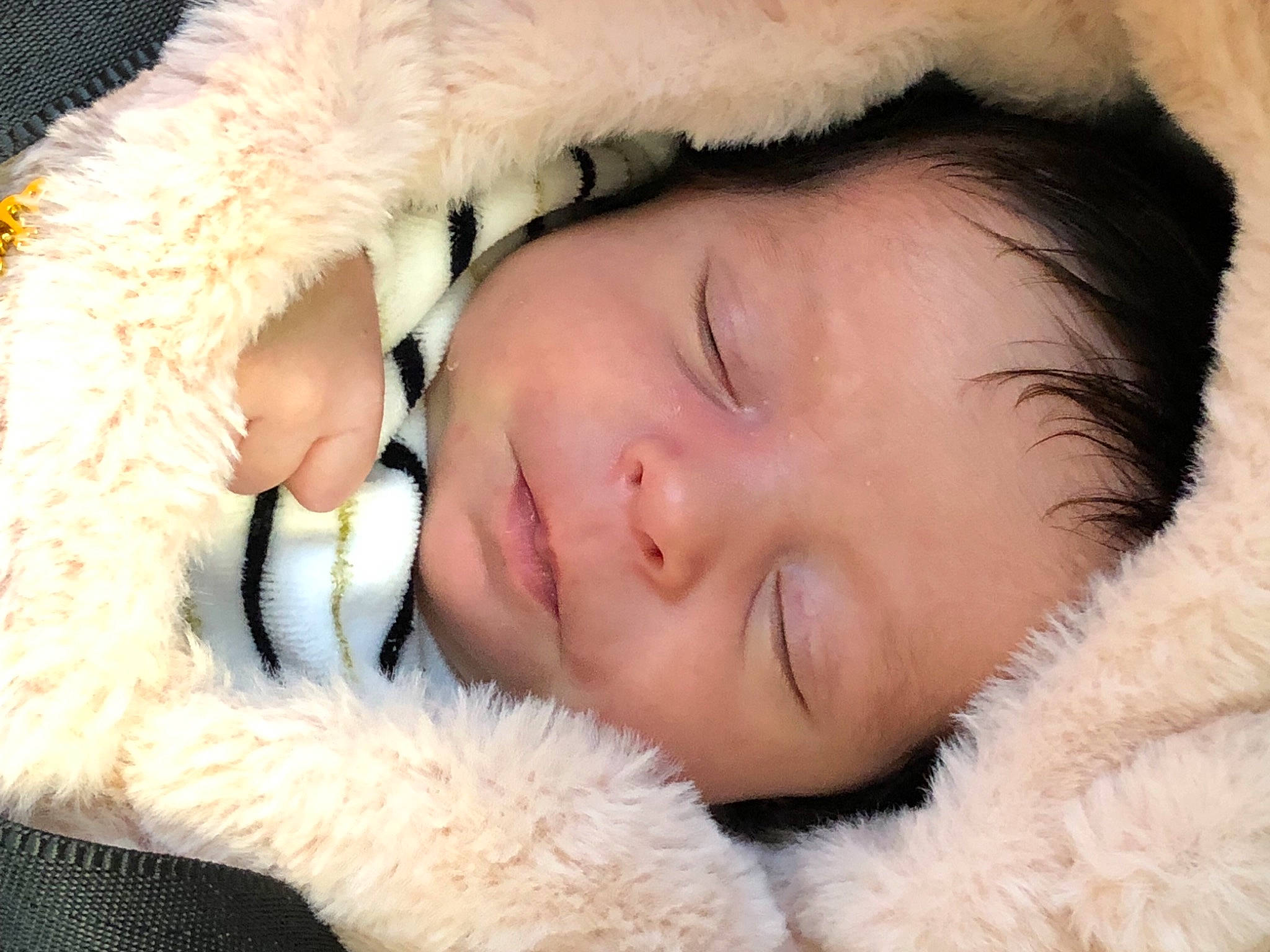 Malak a rejoint le concours — aidez-le/la à gagner de superbes lots ! baby, baby_sleeping, beauty, cheek, child, comfort, ear, eye, eyebrow, eyelash, face, head, iris, lip, mammal, nose, organ, person, skin, toddler