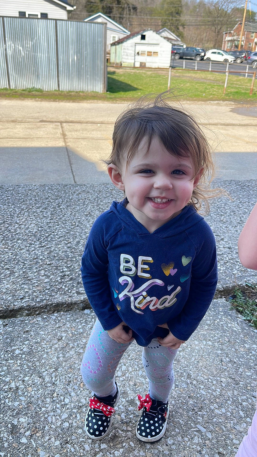 Karlee joined the competition — help win amazing prizes! asphalt, baby_toddler_clothing, child, chin, cool, electric_blue, fun, grass, happy, joy, leisure, pattern, person, plant, recreation, road_surface, sitting, sleeve, smile, t_shirt