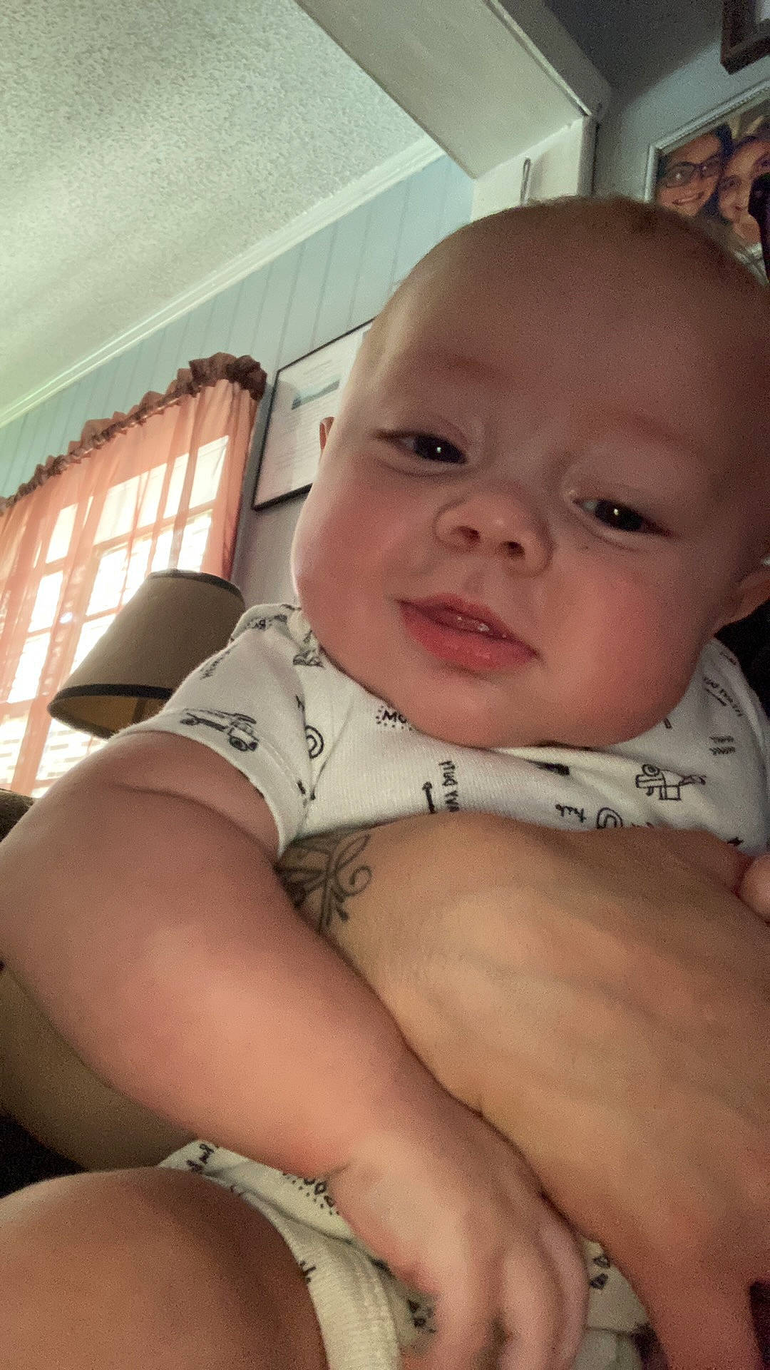 Franklin joined the competition — help win amazing prizes! baby, baby_toddler_clothing, cheek, chest, chin, comfort, eye, eyelash, finger, gesture, happy, human_body, iris, joy, lip, mouth, nose, person, skin, smile