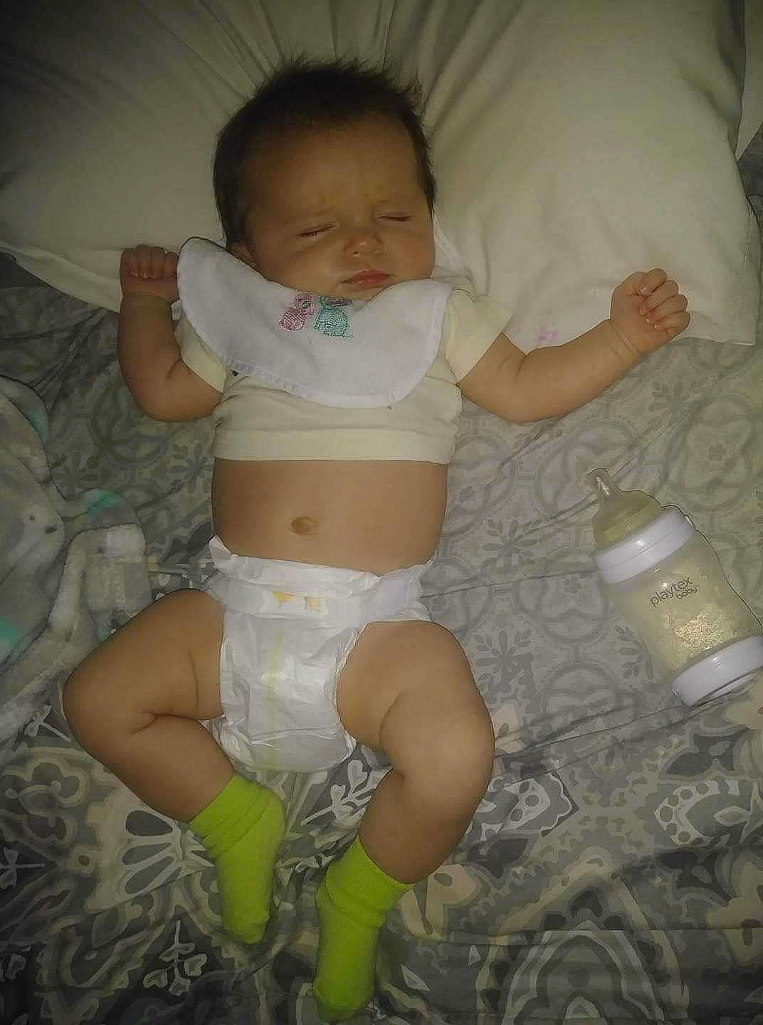 Bonnie Rose joined the competition — help win amazing prizes! abdomen, arm, baby, baby_toddler_clothing, child, diaper, fun, leg, person, skin, smile, toddler, trunk