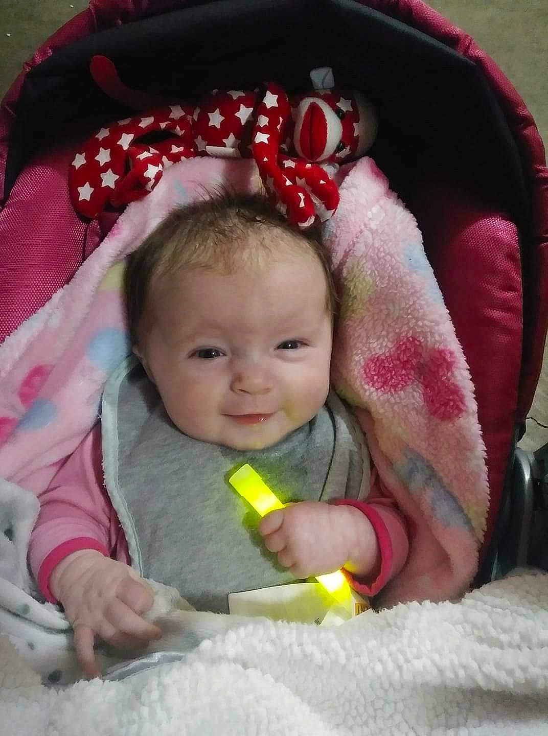 Bonnie Rose joined the competition — help win amazing prizes! baby, baby_products, cheek, child, lip, person, pink, play, product, skin, toddler