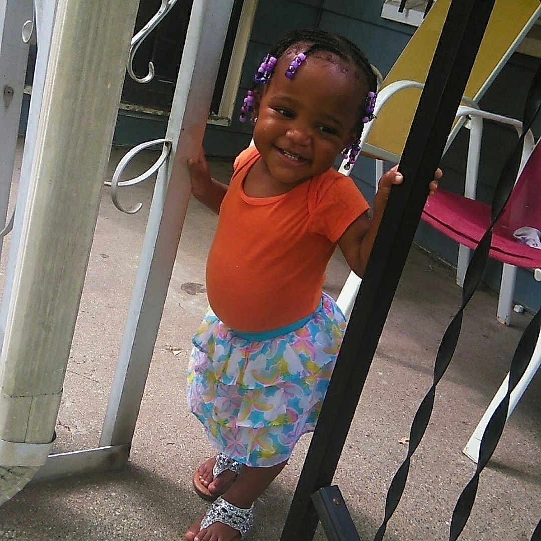Na'Mya joined the competition — help win amazing prizes! child, cool, day, fun, girl, glasses, joy, person, recreation, sitting, smile, standing, toddler, vacation, vision_care