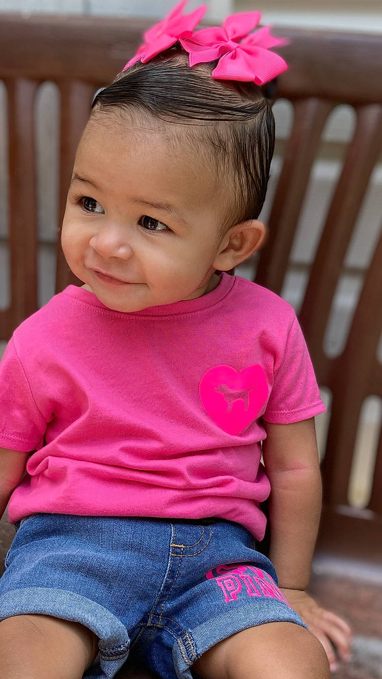 Amya is registered to the contest to win money with this photo: baby_toddler_clothing, blue, cheek, chin, clothing, eye, eyelash, face, hair, hairstyle, hand, head, human_body, lip, neck, organ, person, photograph, skin, smile