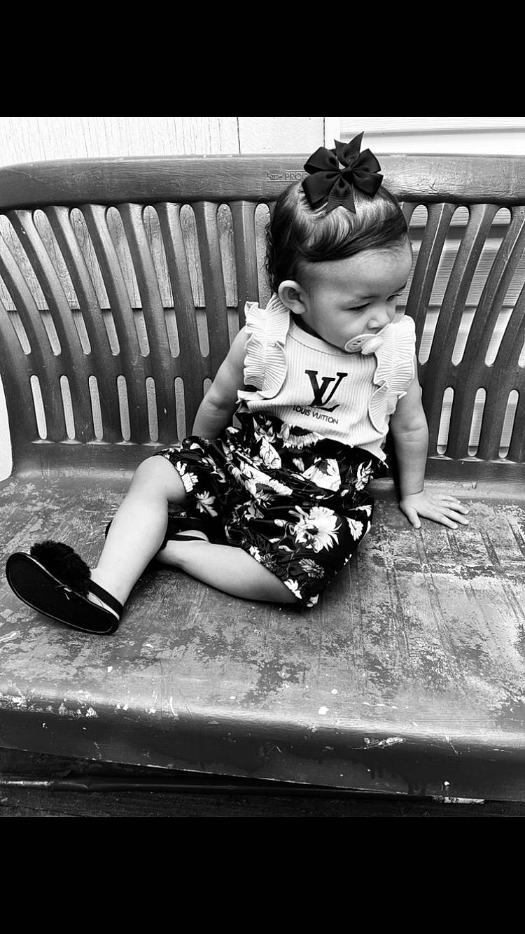 Amya joined the competition — help win amazing prizes! baby, baby_toddler_clothing, black, black_and_white, child, dress, eyewear, flash_photography, grass, happy, human_leg, leg, monochrome, monochrome_photography, person, shoe, sitting, standing, style, tints_and_shades