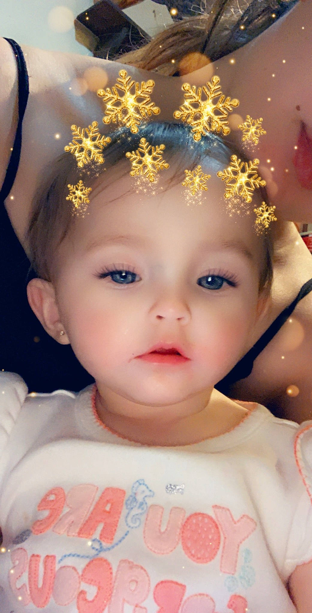 Lilliana joined the competition — help win amazing prizes! brown_hair, cheek, child, close_up, doll, eyelash, face, forehead, girl, hair_accessory, head, human_hair_color, infant, iris, lip, mouth, nose, person, skin, smile