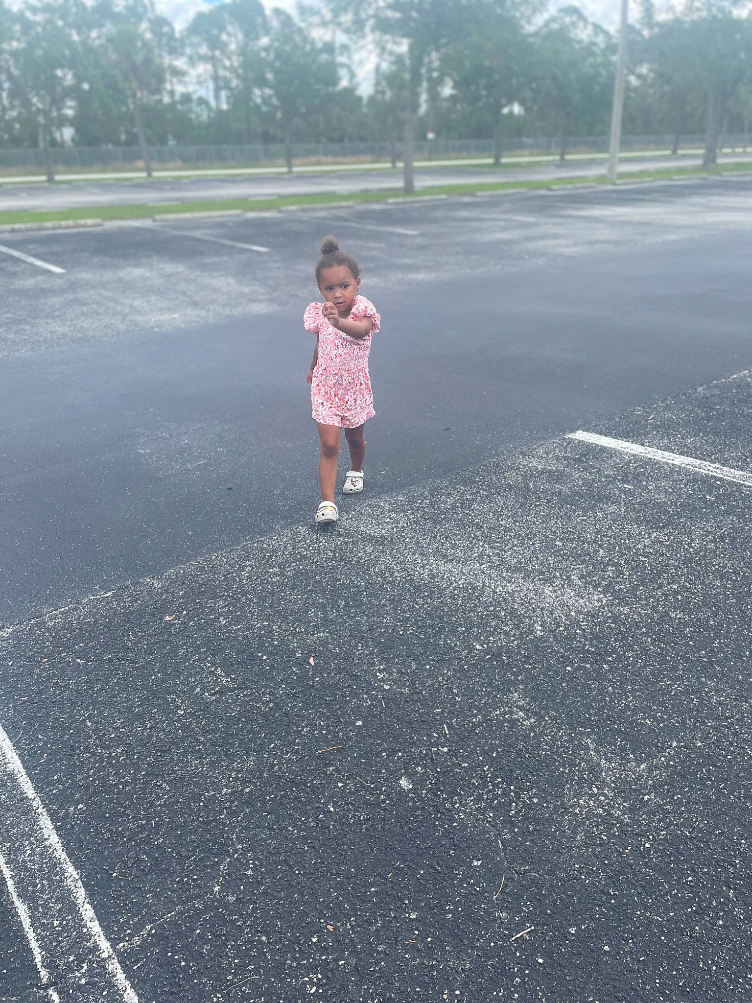 Aryanna joined the competition — help win amazing prizes! asphalt, city, fun, grass, grassland, highway, horizon, landscape, lane, leisure, person, plant, recreation, road, road_surface, shadow, sky, soil, tar, toddler