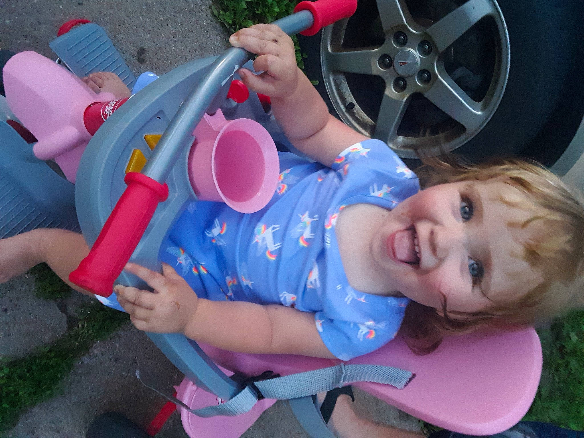 Brynnleigh is registered to the contest to win money with this photo: baby, baby_carriage, baby_products, child, fun, joy, person, pink, play, product, toddler