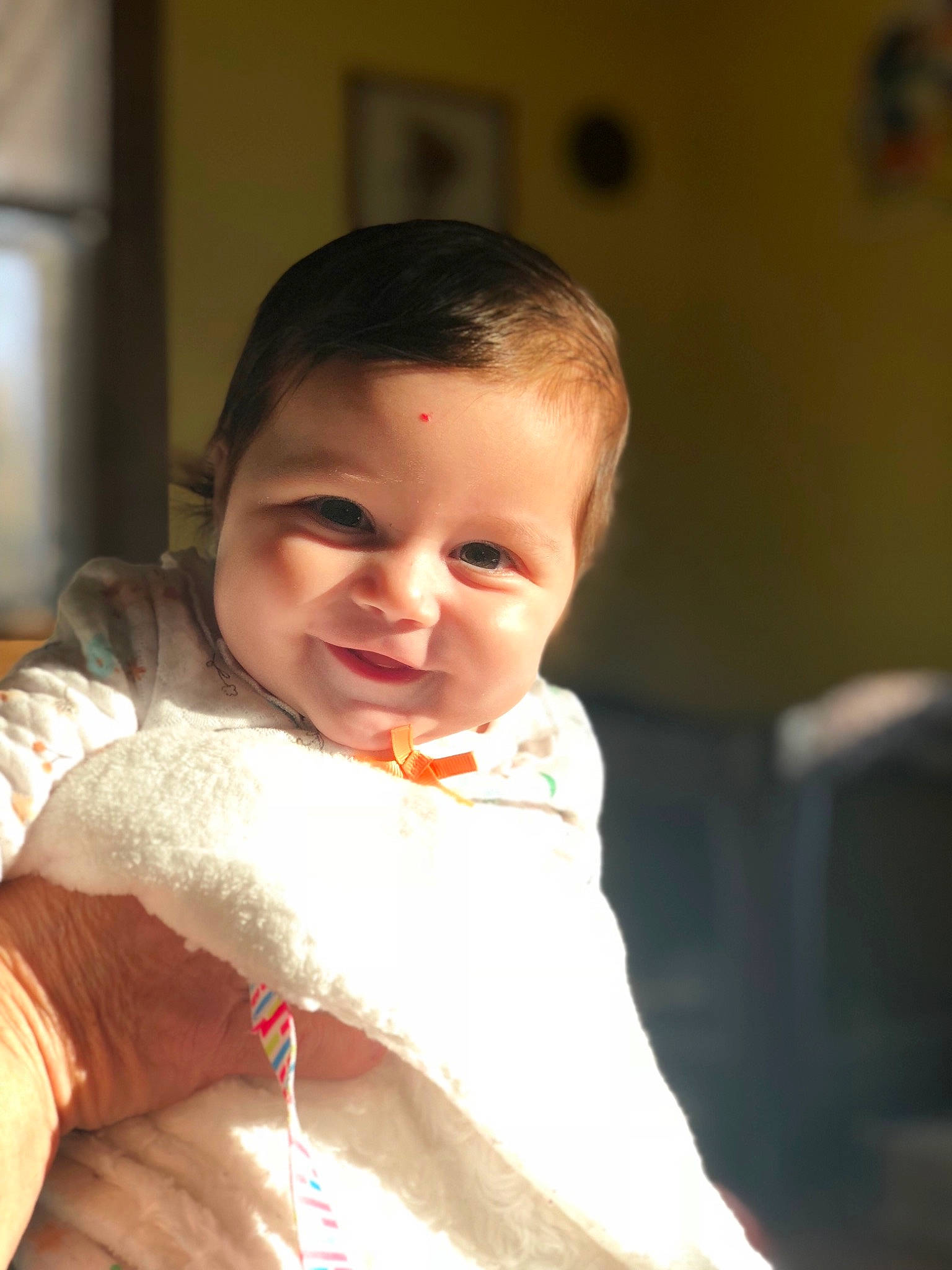 Ava-rae is registered to the contest to win money with this photo: baby, cheek, child, chin, person, skin, smile, toddler