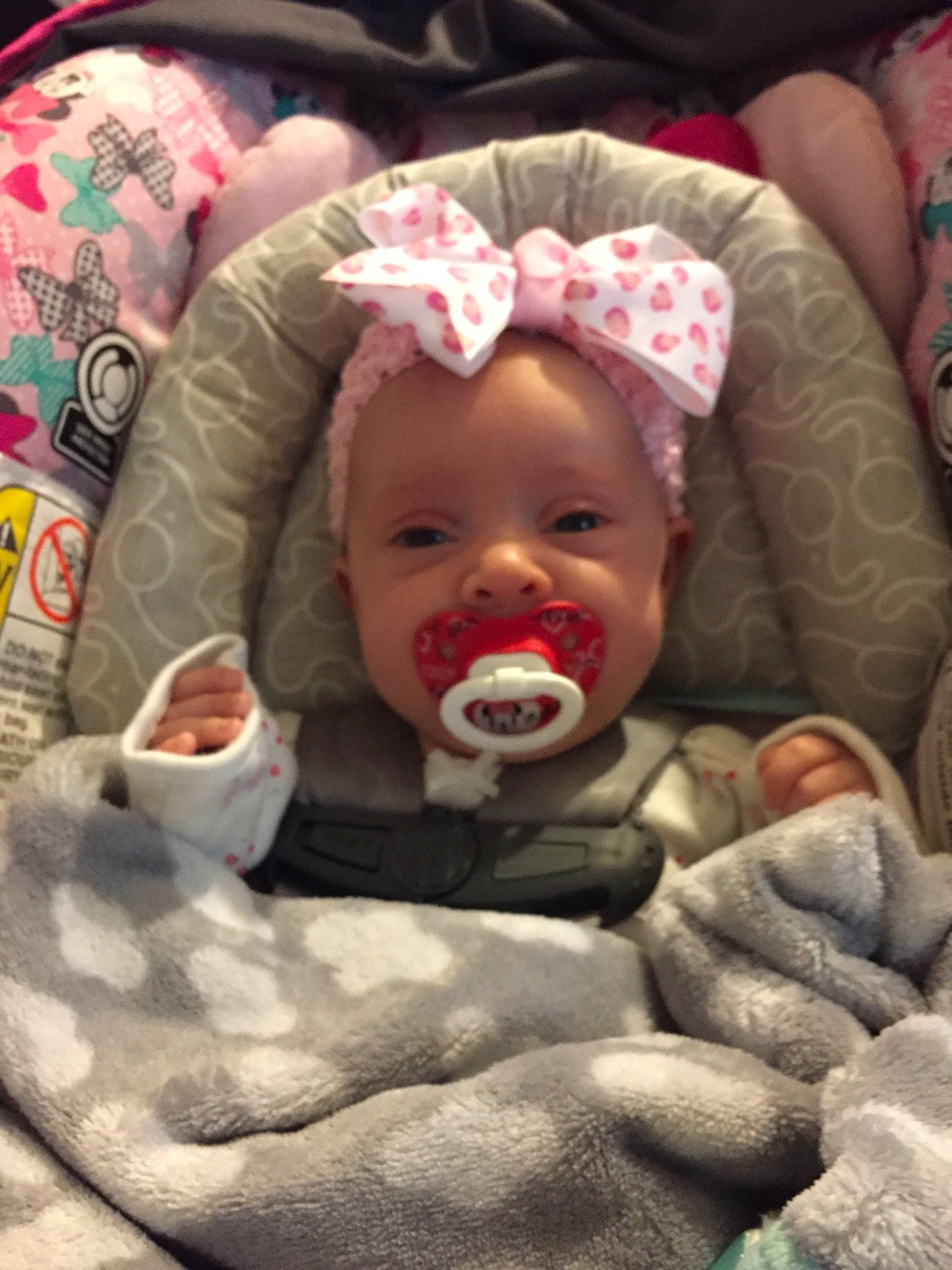 Annabell is registered to the contest to win money with this photo: baby, bedtime, birth, cheek, child, facial_expression, head, lip, mouth, nose, person, smile, toddler