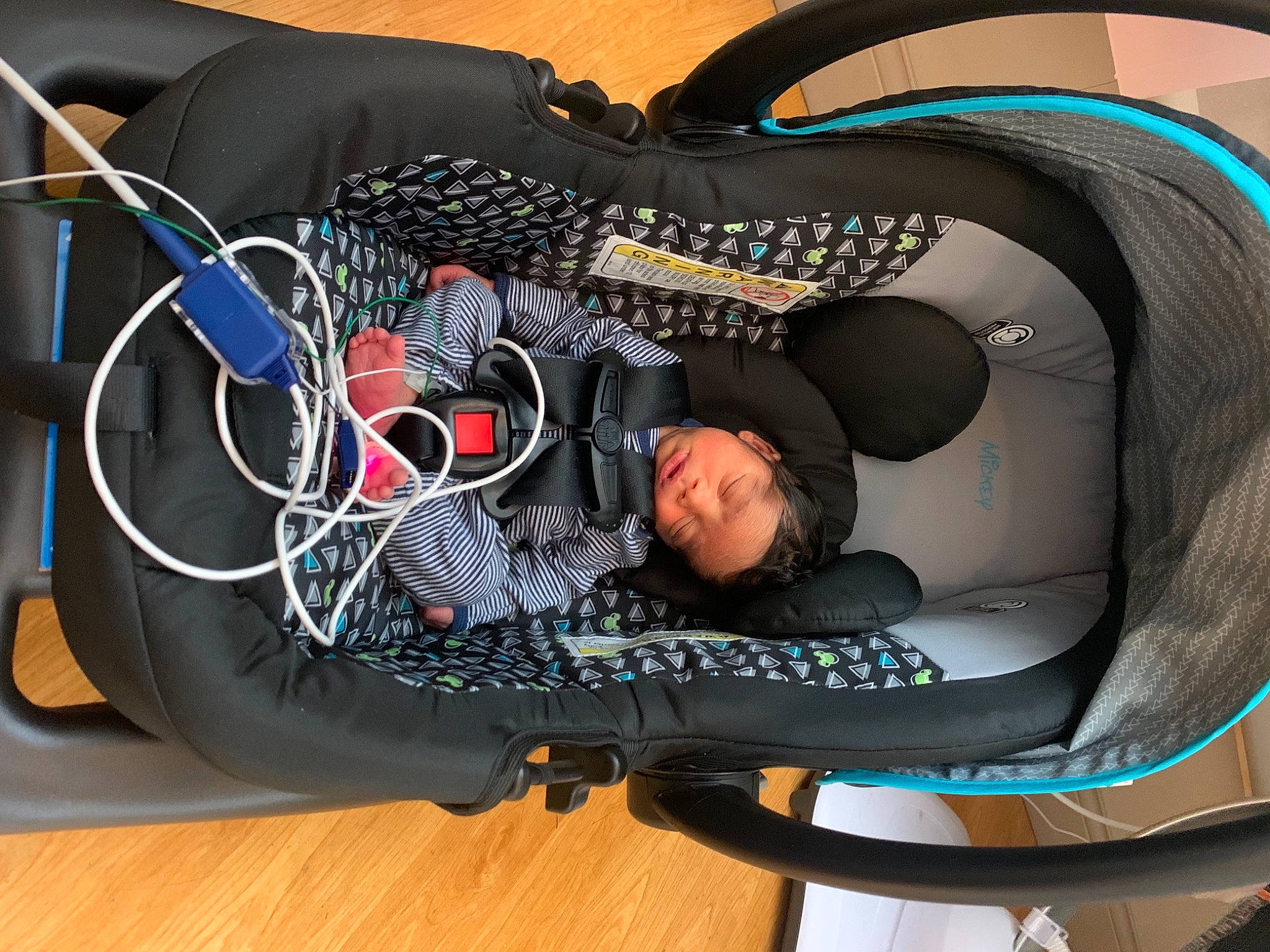 Kaiser is registered to the contest to win money with this photo: auto_part, automotive_design, automotive_exterior, automotive_tire, automotive_wheel_system, bag, bicycle_tire, bumper, comfort, fender, helmet, mode_of_transport, motor_vehicle, person, rim, shoe, sneakers, sports_gear, tire, toddler