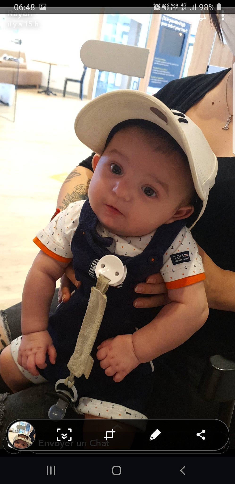 Jayce a rejoint le concours — aidez-le/la à gagner de superbes lots ! baby, child, hat, headgear, person, toddler