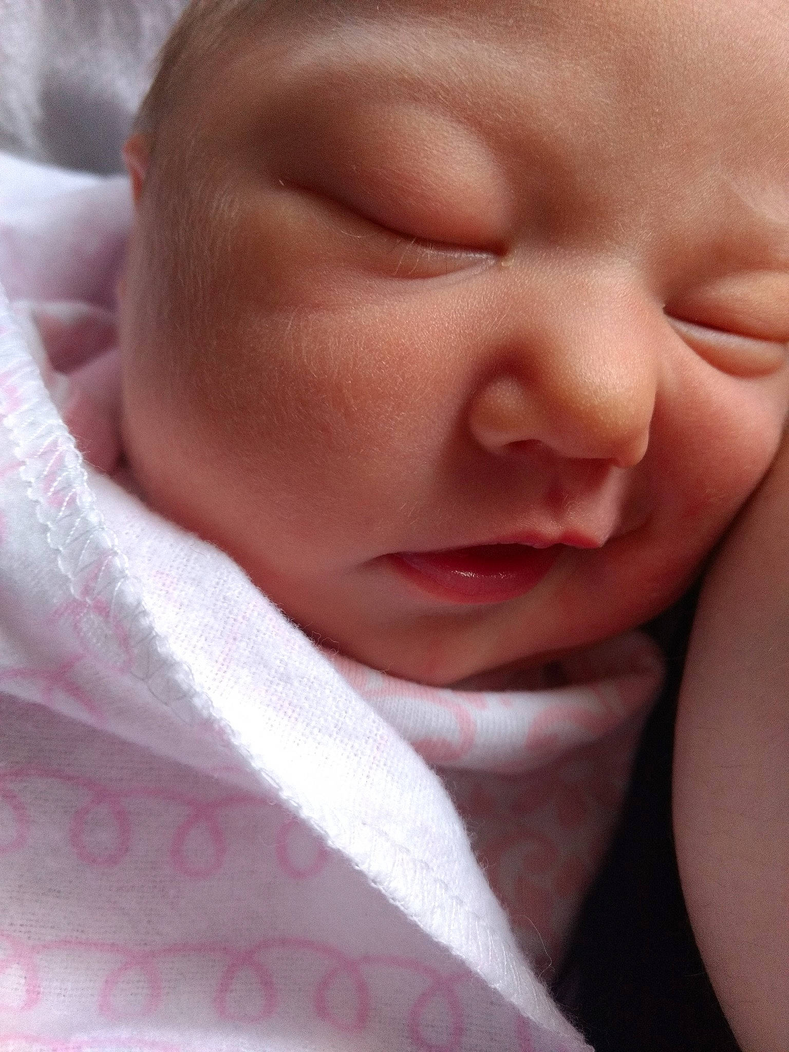 Sahara is registered to the contest to win money with this photo: bedtime, cheek, child, chin, close_up, face, finger, girl, infant, lip, mouth, nap, nose, person, skin, sleep, toddler