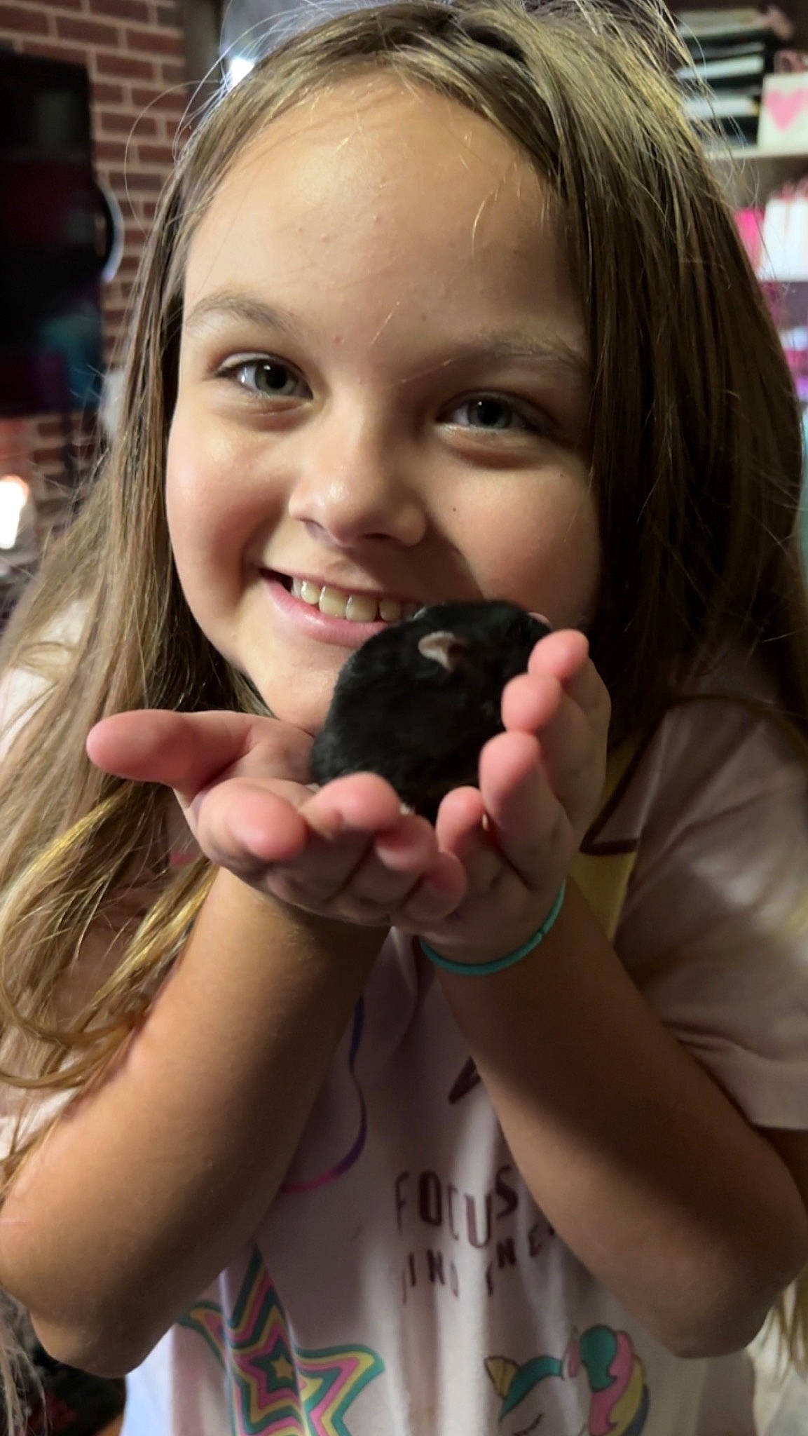 Makenna joined the competition — help win amazing prizes! brown_hair, cheek, child, eye, eyelash, facial_expression, finger, fun, gesture, hand, happy, insect, iris, joy, lip, long_hair, nail, person, skin, smile