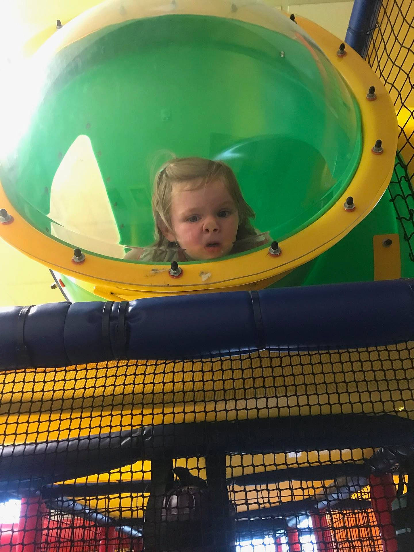 Aila joined the competition — help win amazing prizes! child, circle, fun, games, leisure, outdoor_play_equipment, person, play, playground, recreation, world, yellow