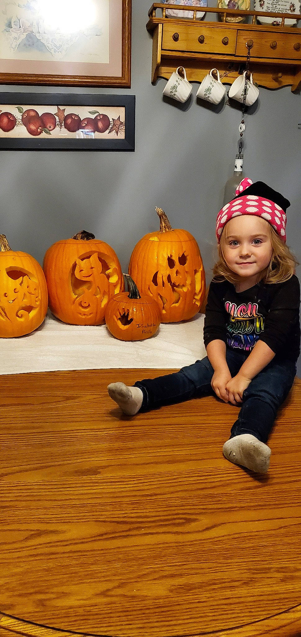 Evalyn is registered to the contest to win money with this photo: calabaza, child, cucurbita, food, fruit, gourd, jack_o_lantern, joy, orange, person, plant, pumpkin, squash, toddler, trick_or_treat, vegetable, vegetarian_food, winter_squash