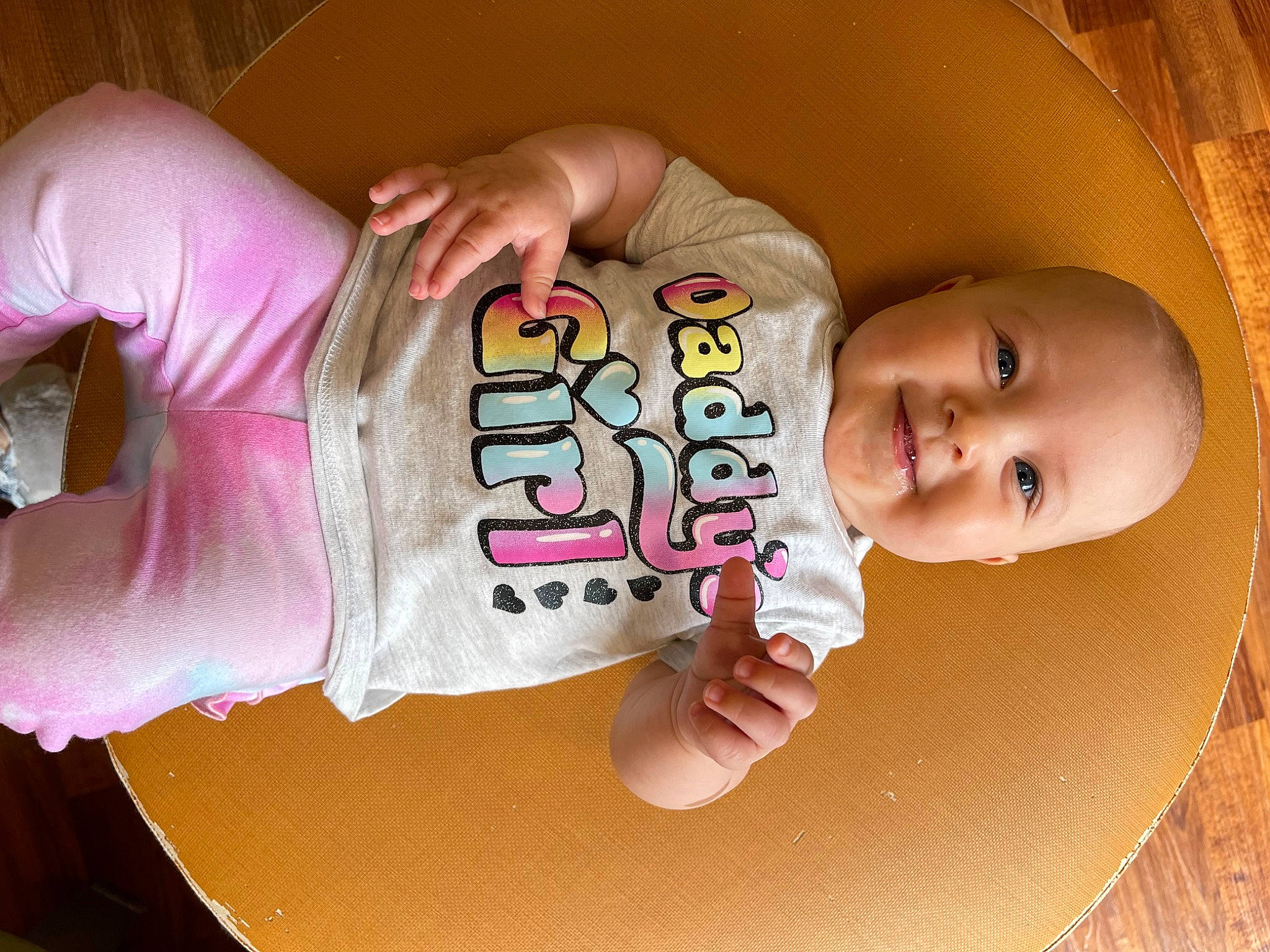 Gianni is registered to the contest to win money with this photo: arm, baby, baby_products, baby_toddler_clothing, cheek, child, drinkware, finger, food, happy, joy, laugh, mouth, nail, person, plastic_bottle, room, skin, sleeve, smile