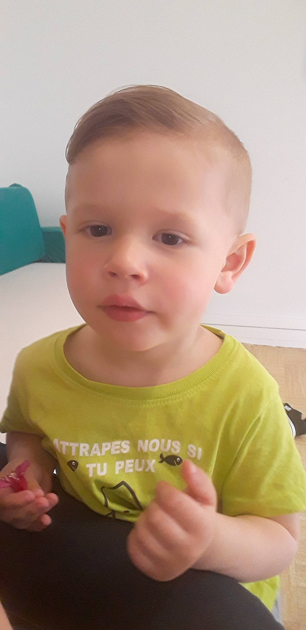 Nolhann participe au concours pour gagner de l'argent avec cette photo : baby, cheek, child, chin, ear, face, finger, forehead, head, lip, mouth, neck, nose, person, skin, smile, toddler