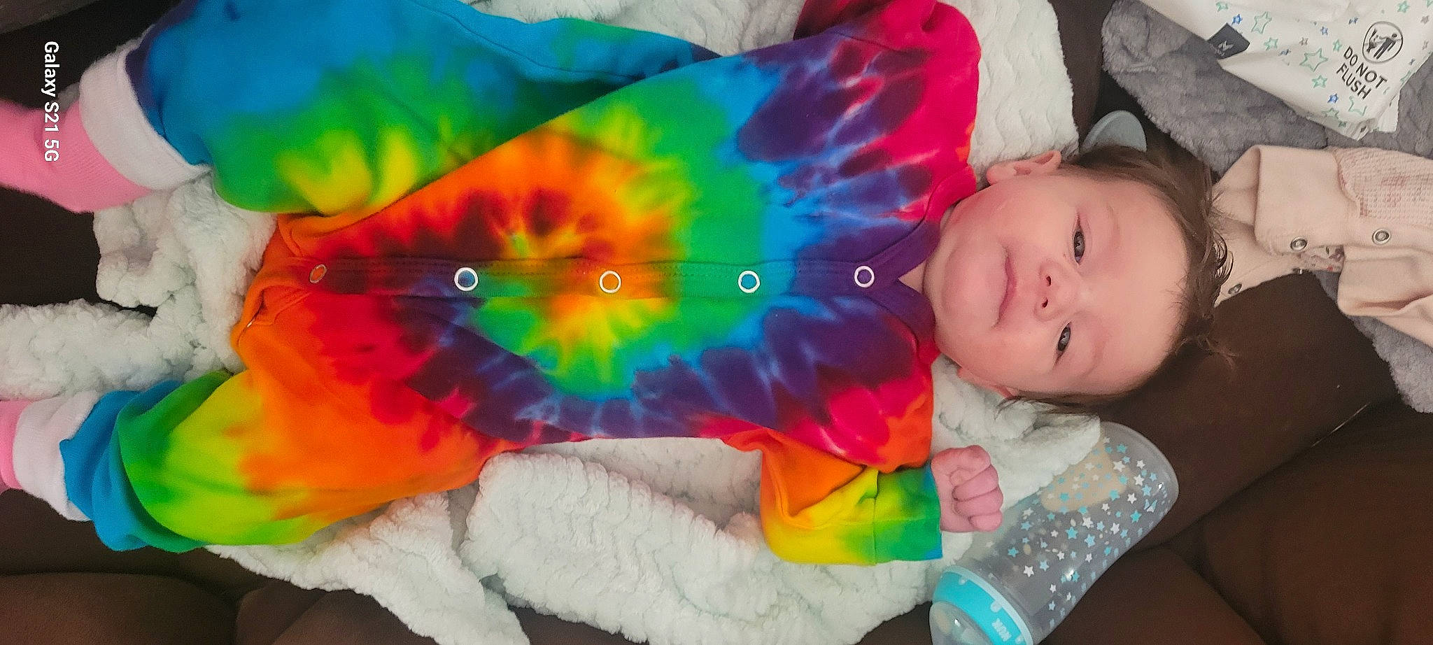 Kenadie joined the competition — help win amazing prizes! art, baby, baby_toddler_clothing, child, fashion_accessory, feather, felidae, fun, fur, iris, magenta, orange, painting, pattern, person, pink, play, tail, toddler, toy