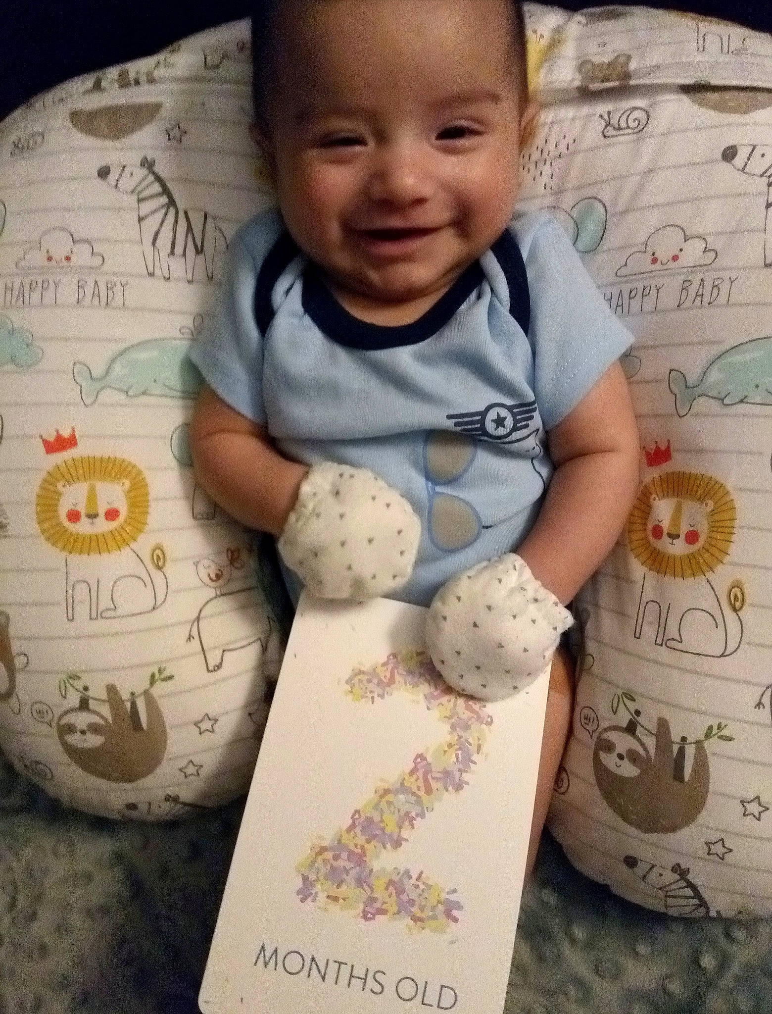 Graycen joined the competition — help win amazing prizes! baby, baby_toddler_clothing, child, joy, person, smile, toddler