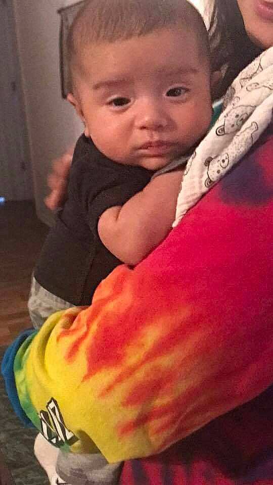 Graycen is registered to the contest to win money with this photo: arm, baby, cheek, child, cool, ear, eye, face, head, leg, lip, mouth, nose, person, play, sitting, skin, smile, toddler, tummy_time