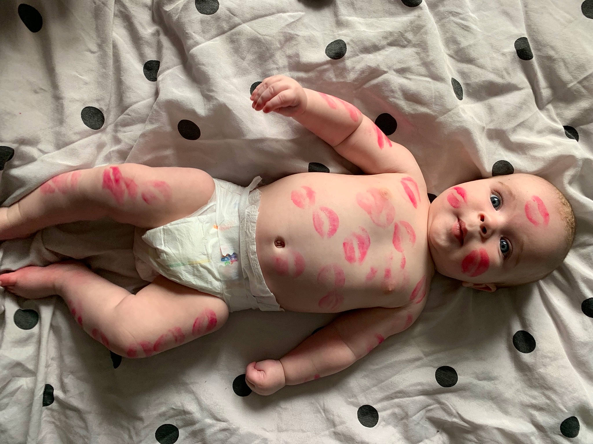 Kyran joined the competition — help win amazing prizes! arm, baby, baby_toddler_clothing, cheek, child, eye, finger, gesture, hand, head, human, human_body, joint, mouth, muscle, person, skin, sleeve, stomach, textile