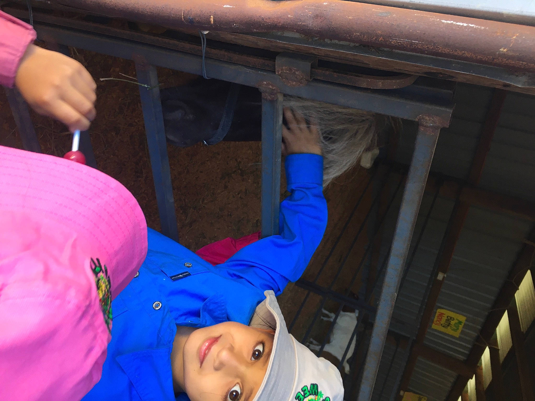 Rocco is registered to the contest to win money with this photo: blue, child, elbow, electric_blue, engineering, fun, headwear, leisure, magenta, mechanic, person, service, smile, t_shirt