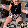 Emerie S Nunez joined the competition — help win amazing prizes! black_top, bracelets, child, cute, daytime, fashion, handbag, happy, leopard_print, necklace, outdoor, person, pigtails, portrait, sandals, shorts, sitting, smiling, stairs, toddler
