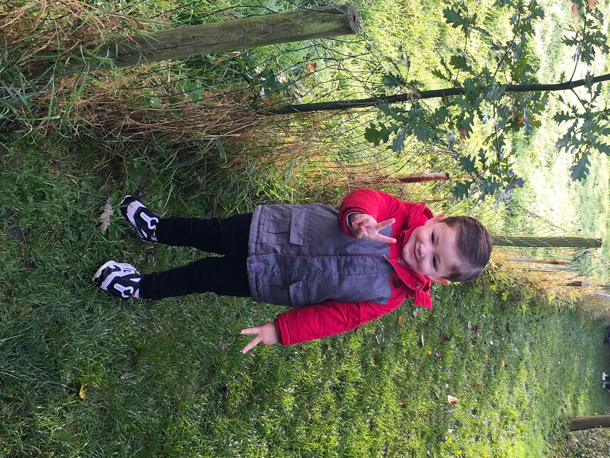 Kaïs participe au concours pour gagner de l'argent avec cette photo : child, fun, garden, grass, grassland, happy, joy, landscape, leisure, natural_environment, people_in_nature, person, plant, play, recreation, shrub, soil, toddler, tree