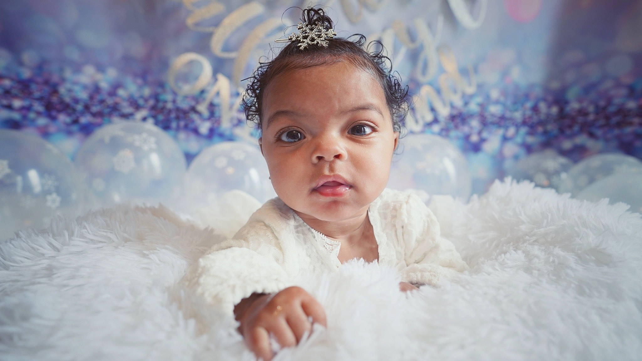 Samira joined the competition — help win amazing prizes! baby, bridal_accessory, child, embellishment, event, fashion_accessory, flash_photography, fun, fur, happy, headgear, headpiece, iris, jewellery, person, pink, skin, tiara, toddler, tradition