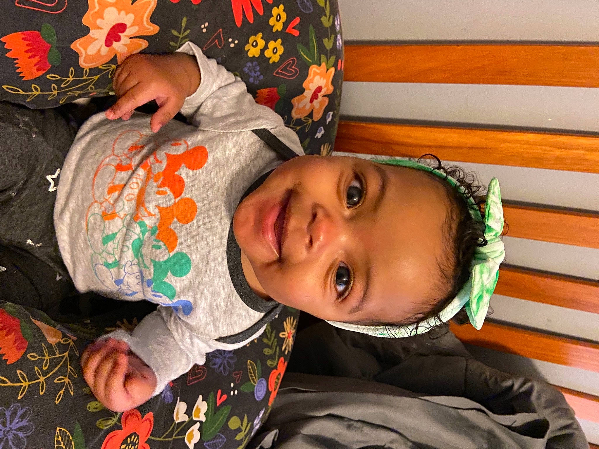 Samira joined the competition — help win amazing prizes! black_hair, cheek, child, comfort, eye, eyebrow, happy, human_body, iris, joy, mouth, neck, nose, orange, pattern, person, room, skin, sleeve, smile