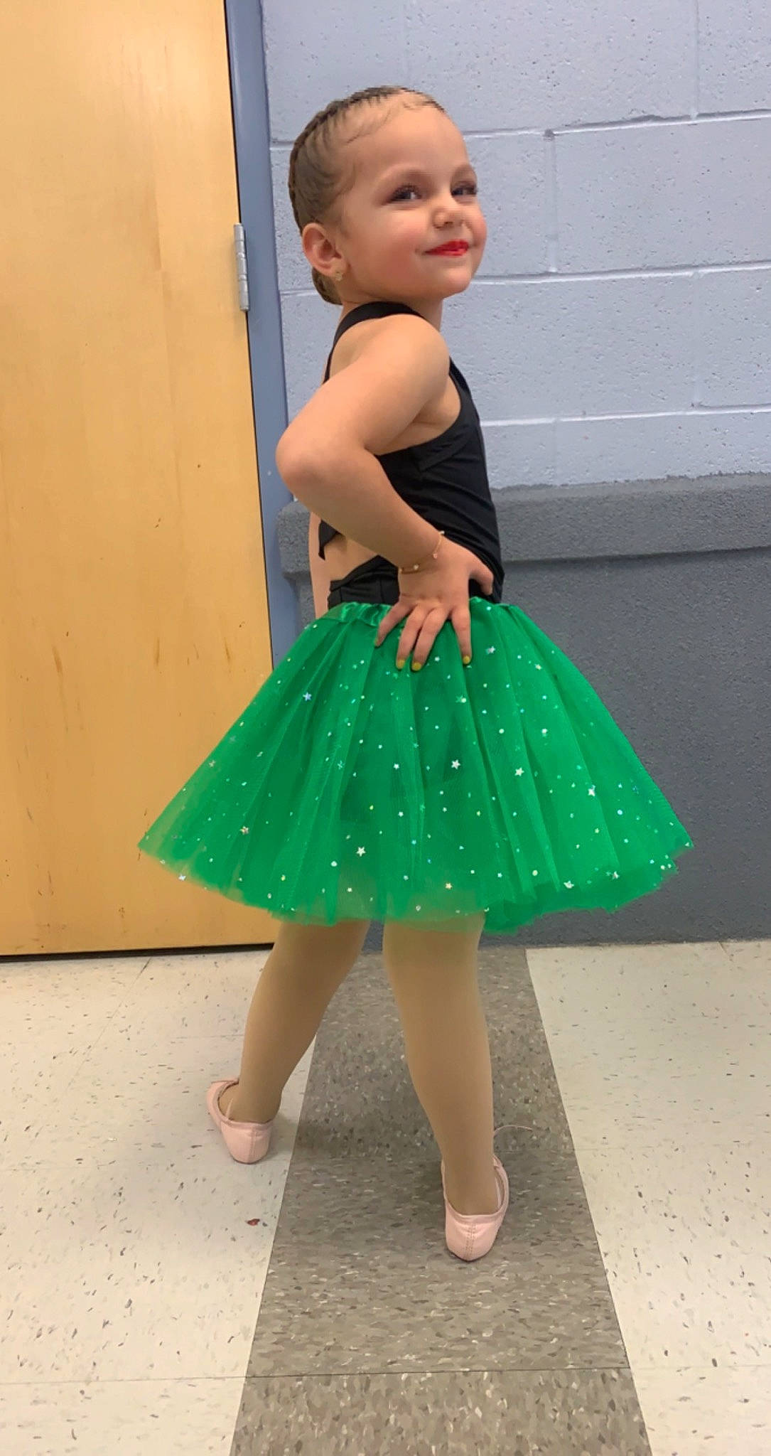 Arianni is registered to the contest to win money with this photo: baby_toddler_clothing, child, clothing, day_dress, electric_blue, fashion_design, formal_wear, happy, human_leg, joy, knee, magenta, one_piece_garment, pattern, person, pink, sleeve, smile, thigh, toddler