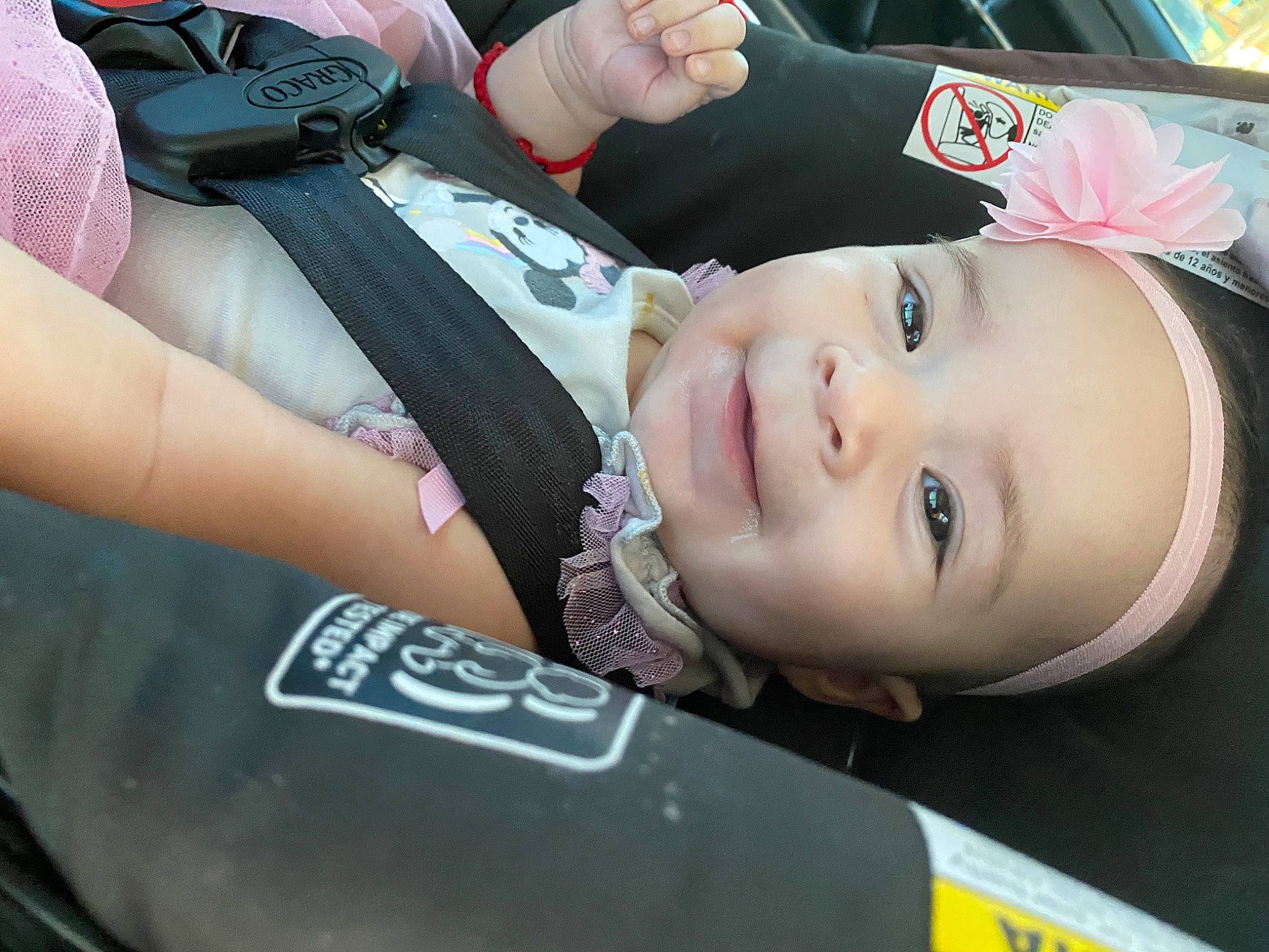 Claudia joined the competition — help win amazing prizes! car_seat, child, cool, joy, person