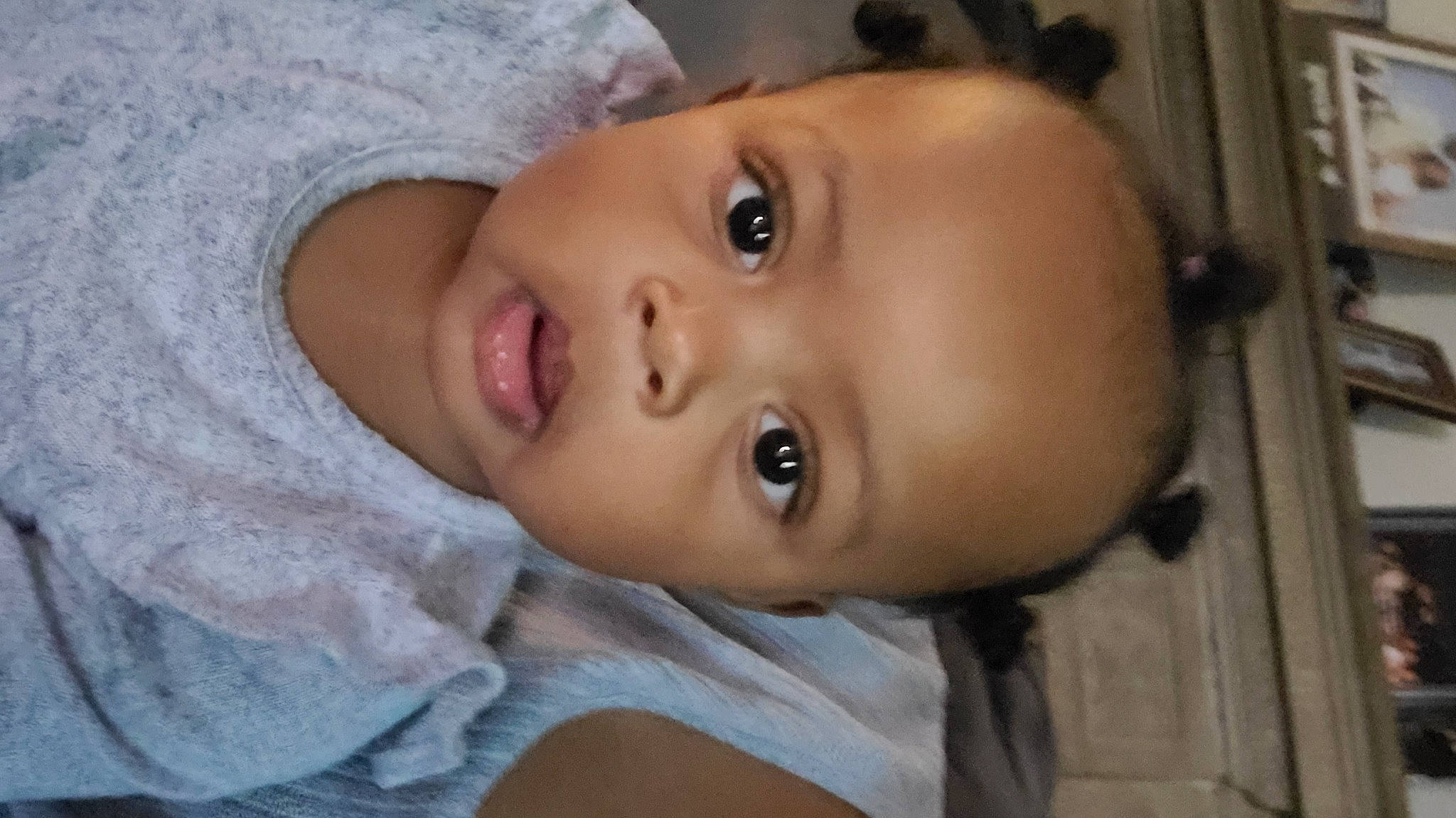 Alena joined the competition — help win amazing prizes! baby, baby_toddler_clothing, cheek, child, chin, close_up, eye, eyebrow, eyelash, facial_expression, forehead, human_body, iris, lip, mammal, mouth, nose, person, skin, smile