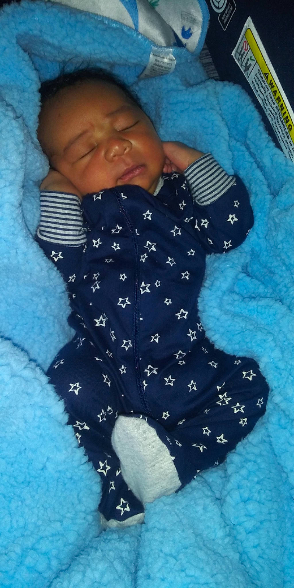 Raphael is registered to the contest to win money with this photo: baby, baby_products, baby_toddler_clothing, blue, child, knitting, person, toddler