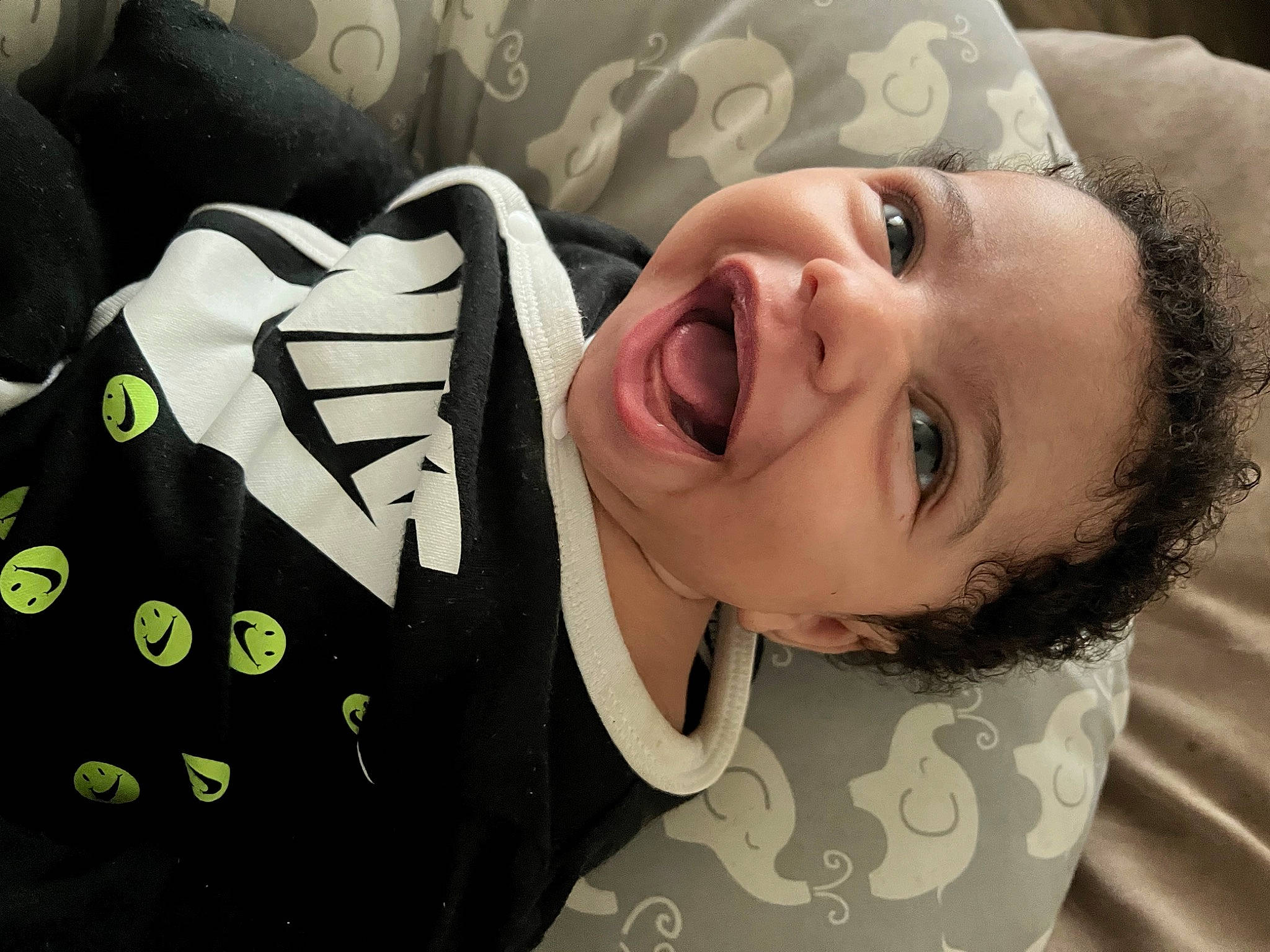 Kayden is registered to the contest to win money with this photo: carmine, child, comfort, cool, eyebrow, eyelash, fashion_accessory, flash_photography, fun, gesture, happy, hat, jaw, laugh, mouth, neck, person, selfie, sleeve, smile